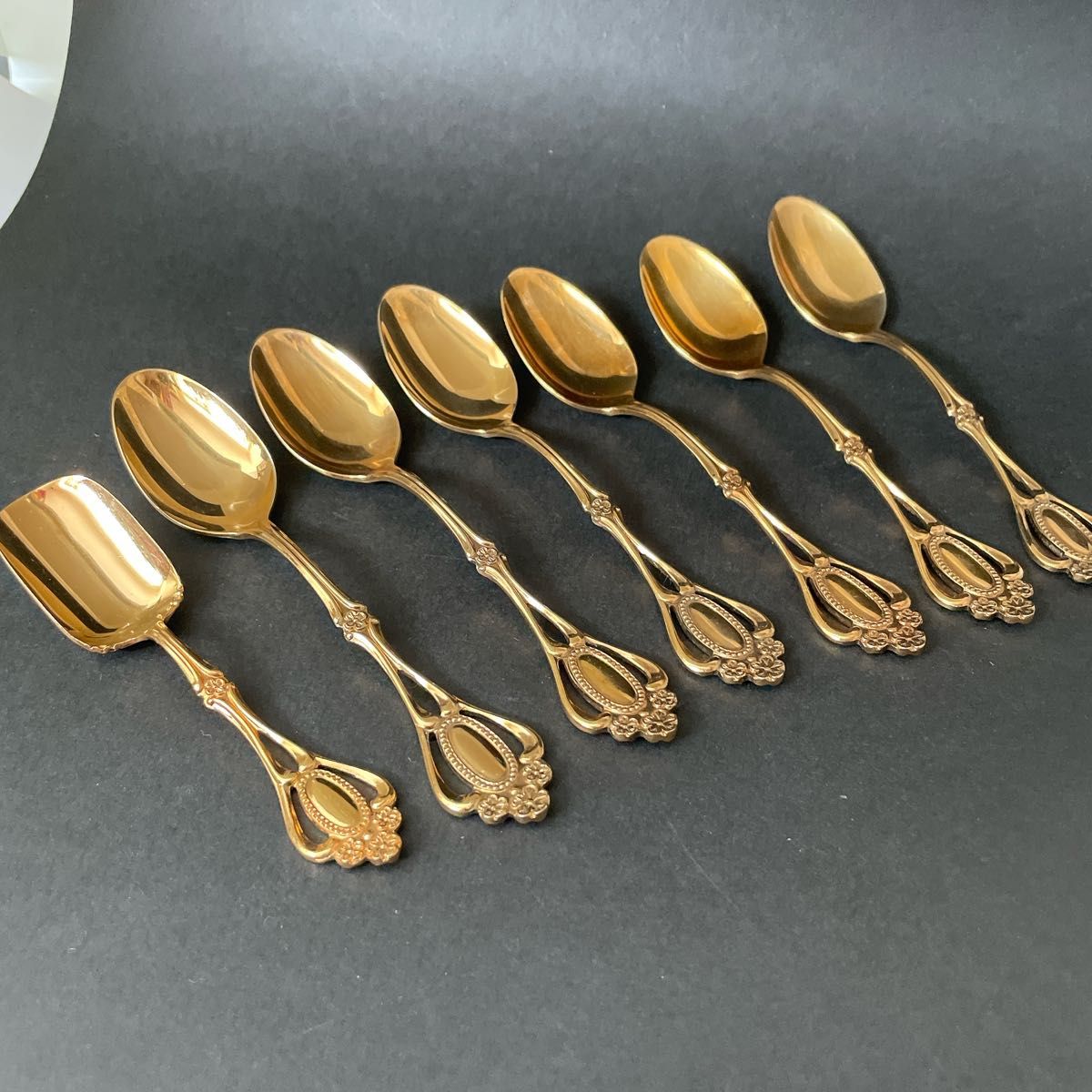 ノリタケ クリスティーヌ ゴールド スプーン 7本セット カトラリー