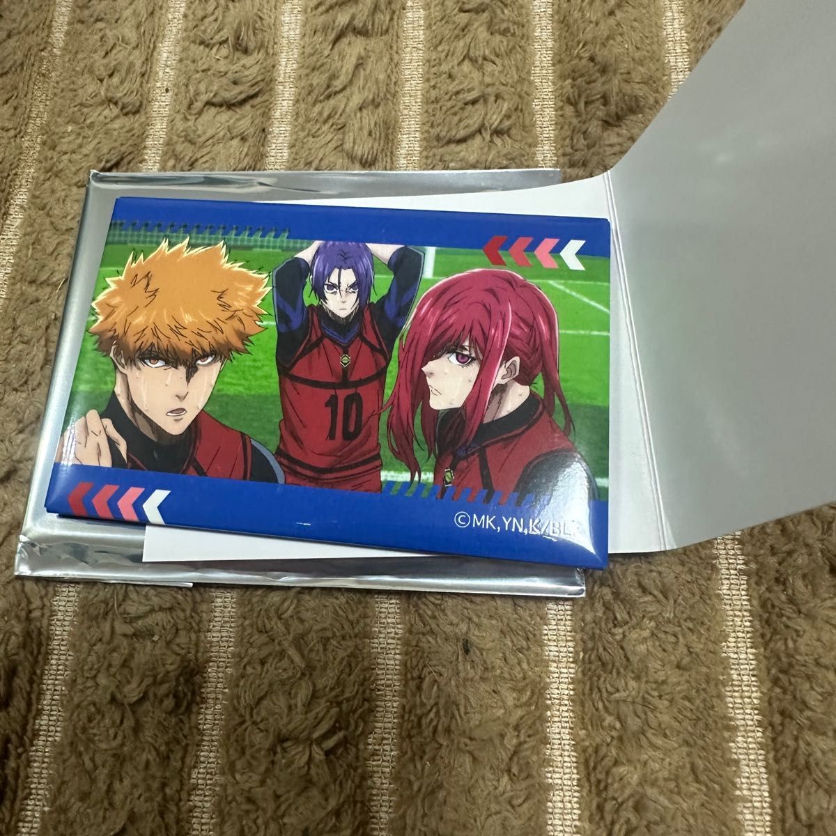 ブルーロック スクエア缶バッジ vol 2 千切豹馬 國神錬介 御影玲王