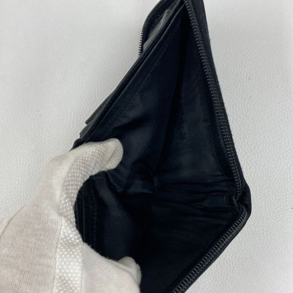 プラダ/イタリア製 】PRADA 二つ折り財布 ラウンドファスナー 三角ロゴ
