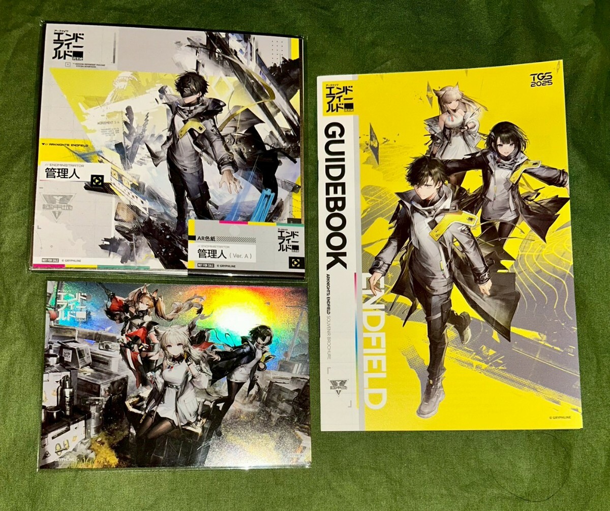 非売品 3点セットアークナイツ エンドフィールド ガイドブック AR色紙