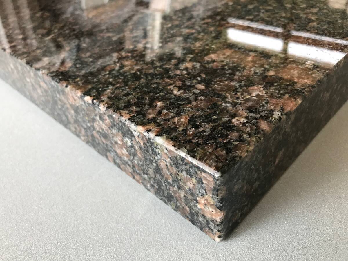 高級 天然御影石 オーディオボード 400×350×42 5面磨き 大大特価