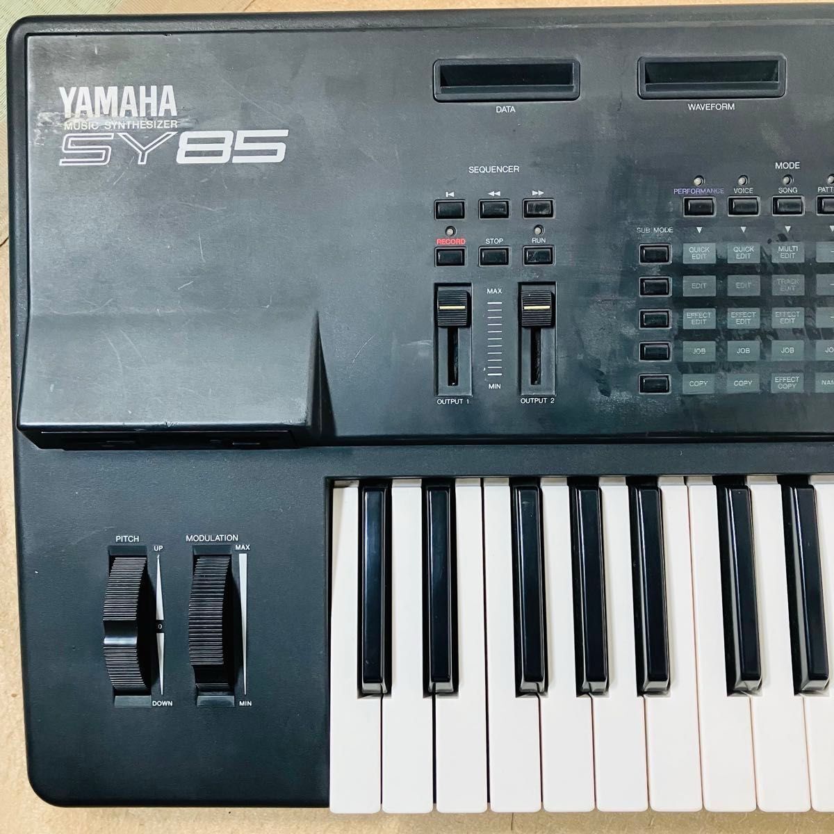 希少】YAMAHA シンセサイザー SY85 ジャンク ヤマハ 61鍵盤 鍵盤楽器