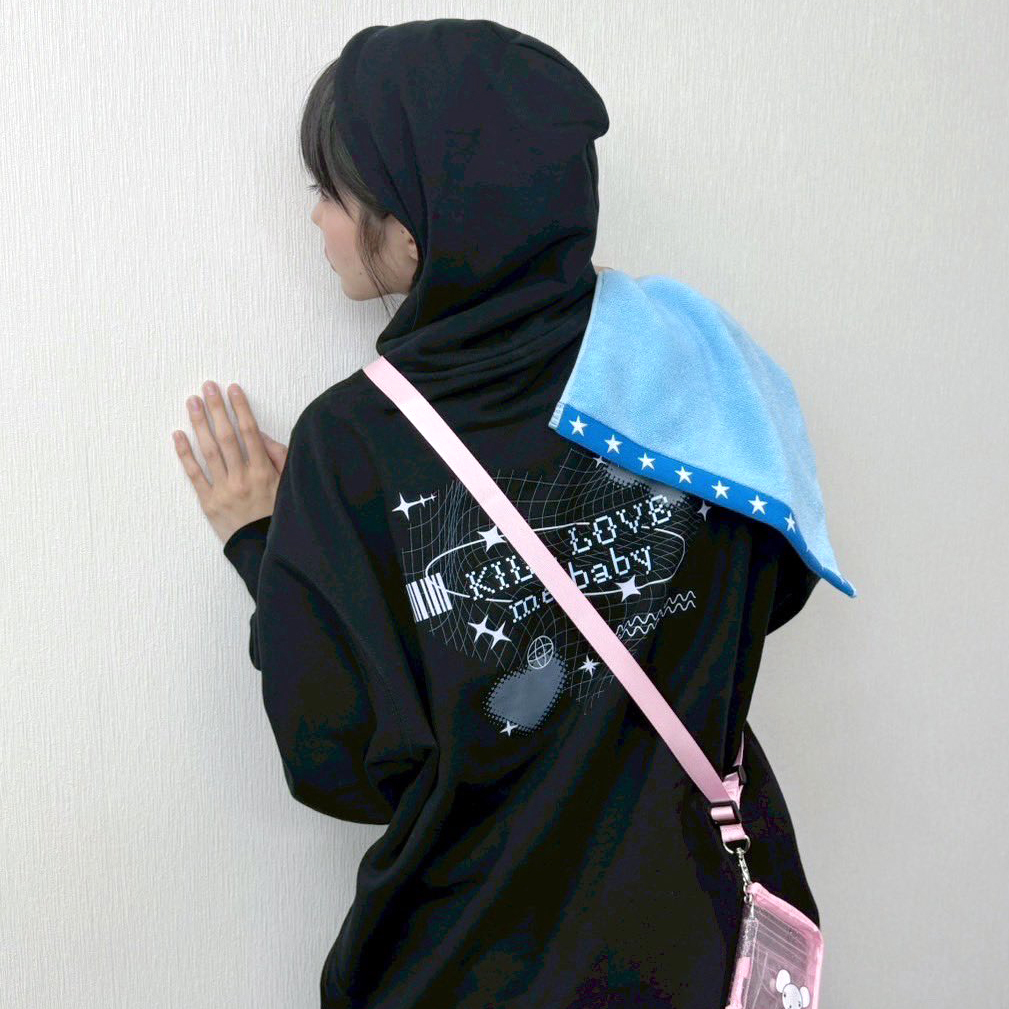 新品XLサイズ あのKILL LOVEパーカーanoあのちゃんプルオーバーBLACK