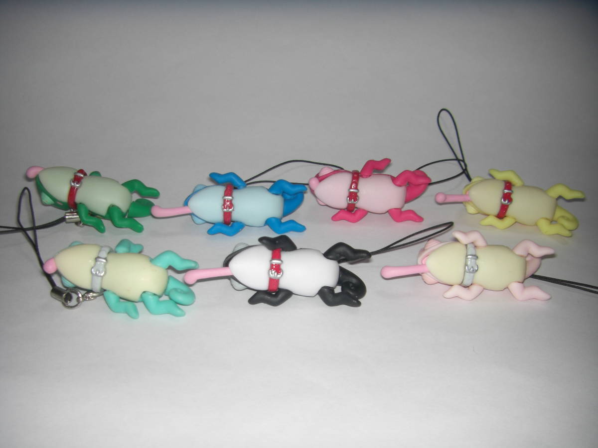 おさんぽカエル おさんぽカメレオン 初代全7種 美品