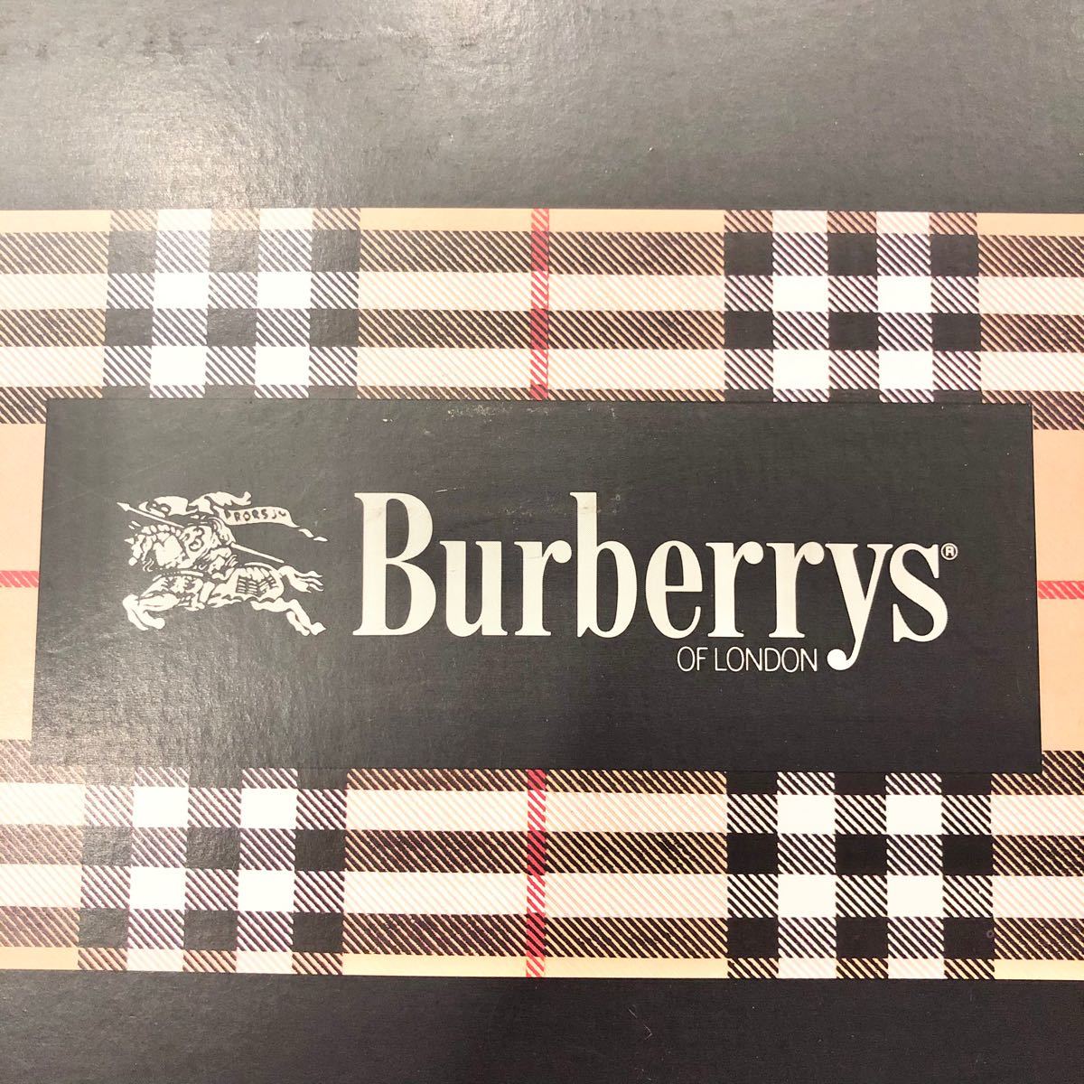 新品未使用未開封 バーバリー フェイスタオル 綿100％ 2枚 セット 箱