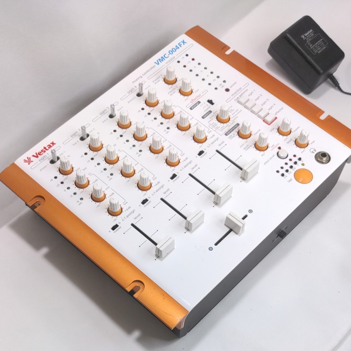 音出確認済•希少】VESTAX VMC-004 FX/純正アダプター付 音出確認済