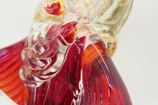 anv ムラノガラス フィギュリン 貴族 貴婦人 ペア ベネチアンガラス