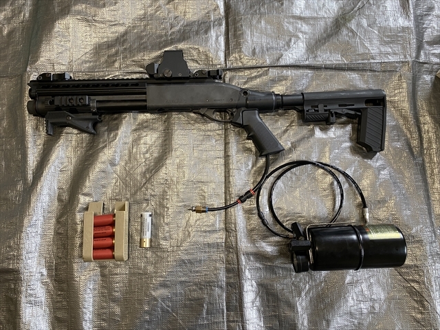 東京マルイ M870 ブリーチャー トレーサー 外部ソース化セット 東京