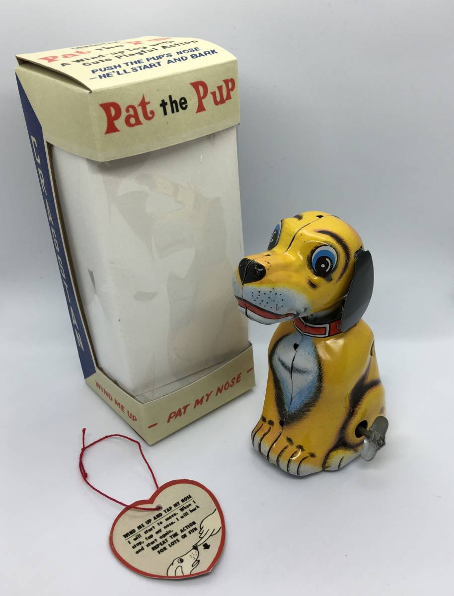 Pat the Pup犬のブリキゼンマイ おもちゃ 日本製昭和レトロ玩具