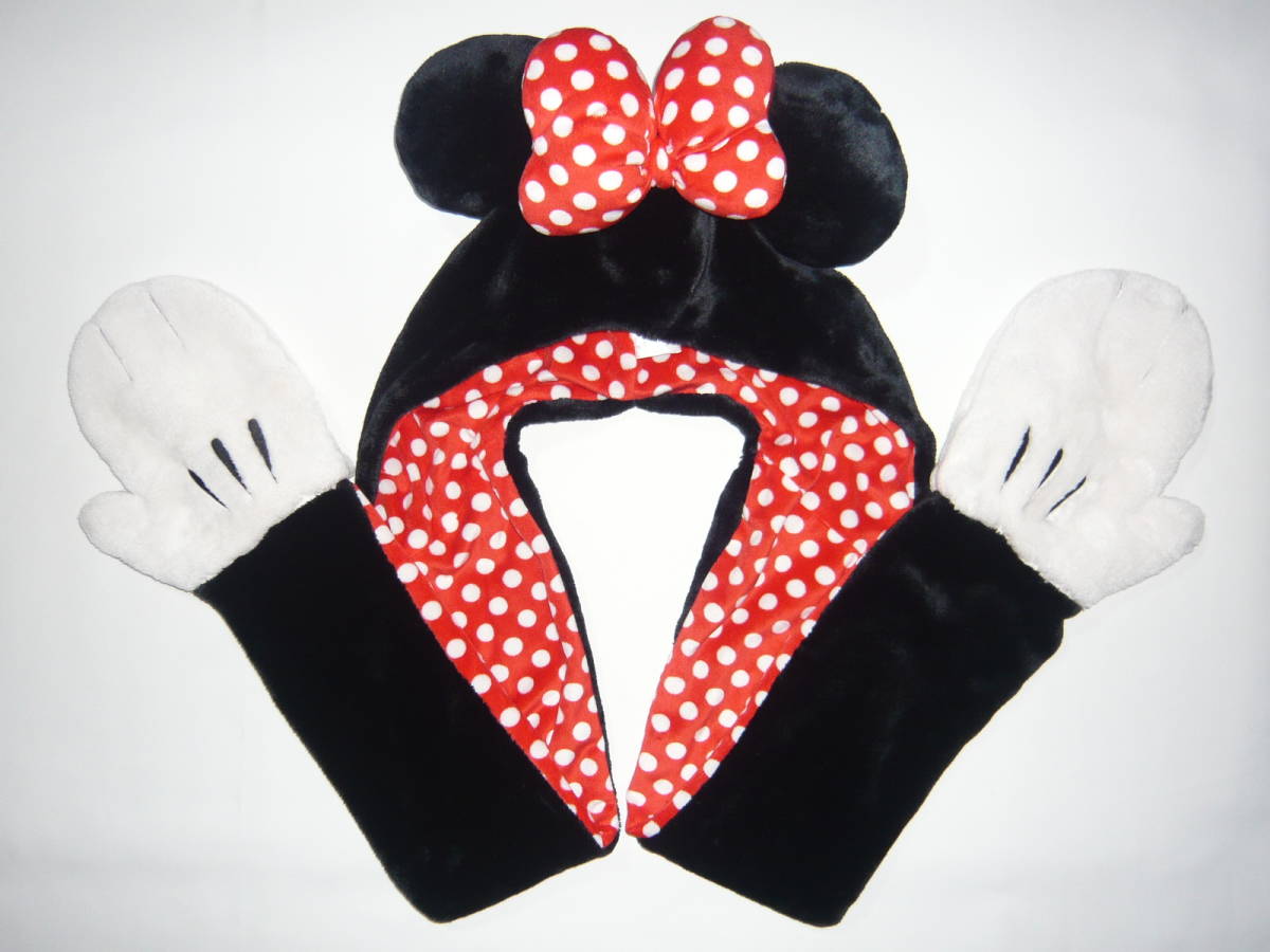 東京ディズニー ミニーちゃんマフラーキャップ ディズニー ミニー