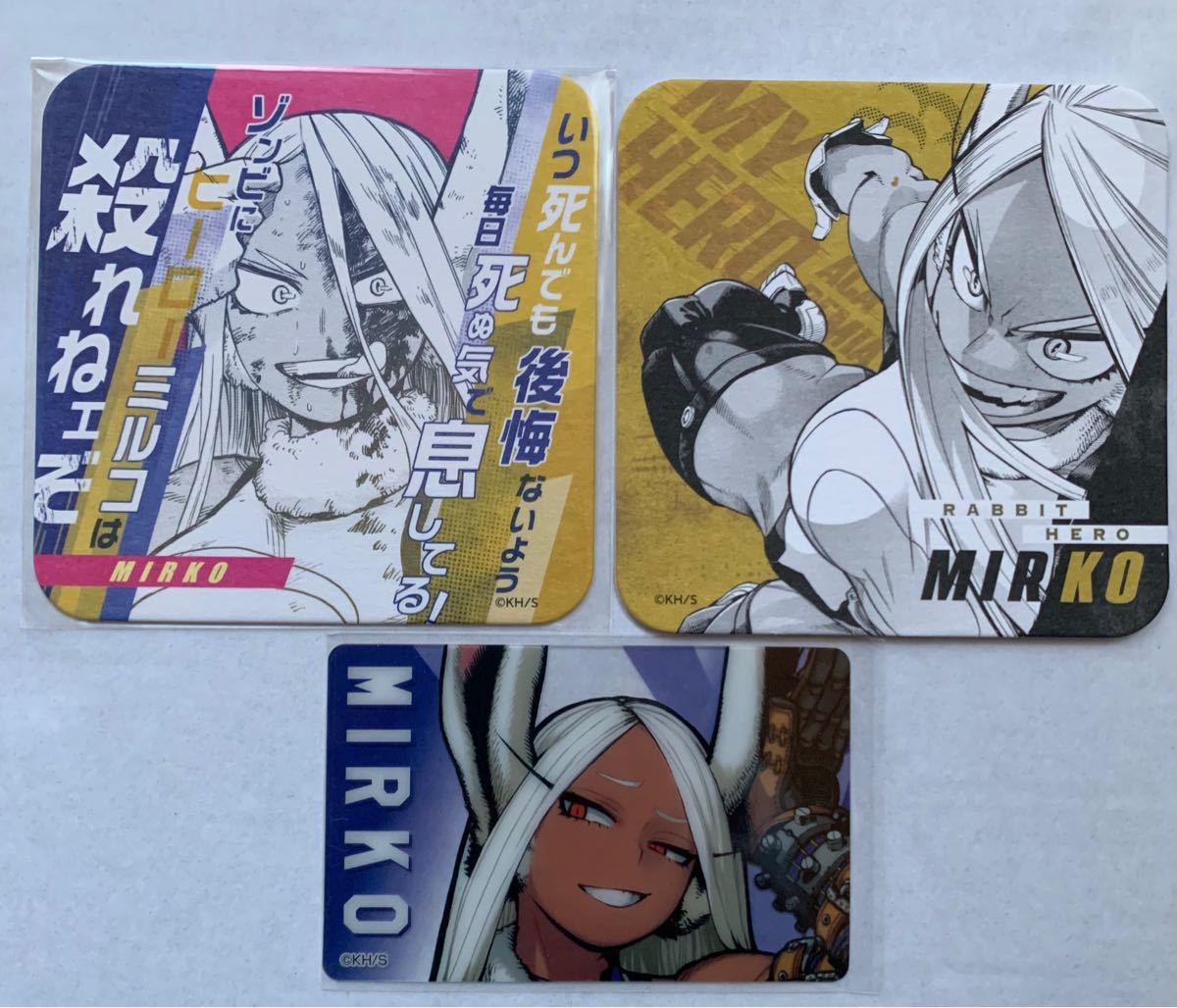 ヒロアカ展 ミルコ クリアカード コースター まとめ売り 僕のヒーロー