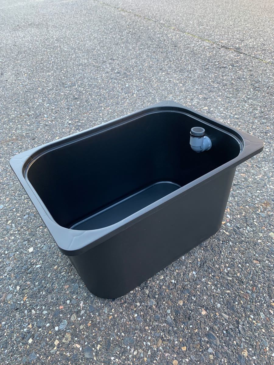 IKEA イケア トロファスト 黒 ブラック オーバーフロー 加工品 10