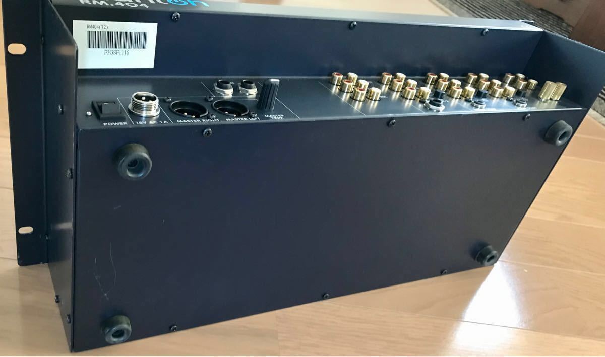 Stanton RM 404 Professional DJミキサー ACアダプタ&日本語取説付き