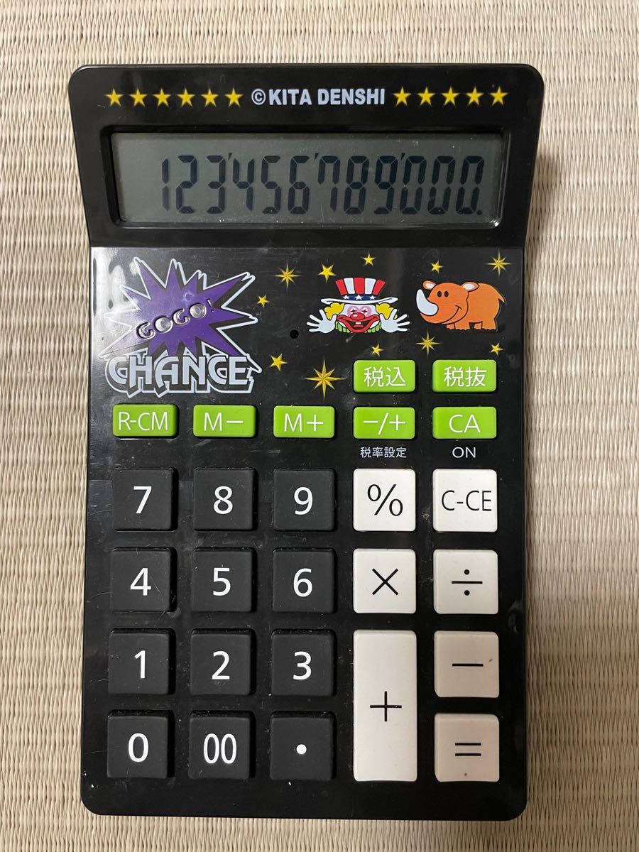 音が鳴る 光る GOGO CHANCE ジャグラー 電卓 ブラック レア｜Yahoo