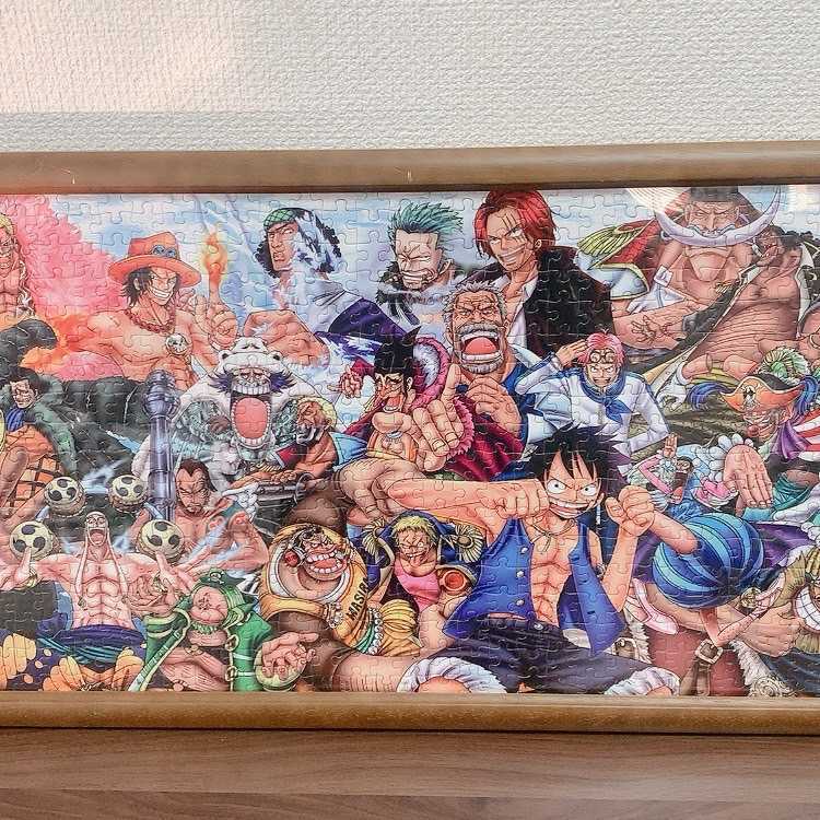 ワンピース パズル 完成品 セット 額縁付き ワンピース ポートガス・D
