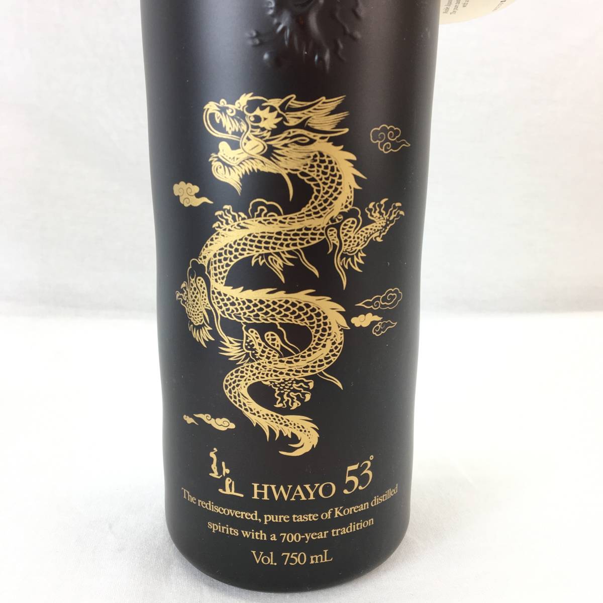 Yahoo!オークション - 未開栓 韓国焼酎 HWAYO 53° ファヨ 750ml