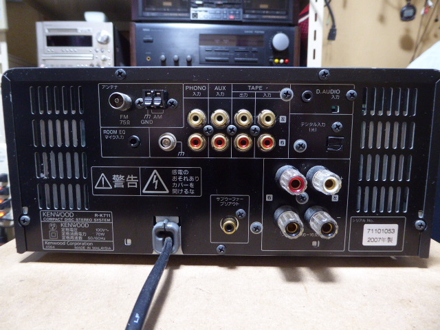 Yahoo!オークション - KENWOOD R-K711 ケンウッドのCDレシーバー現状品