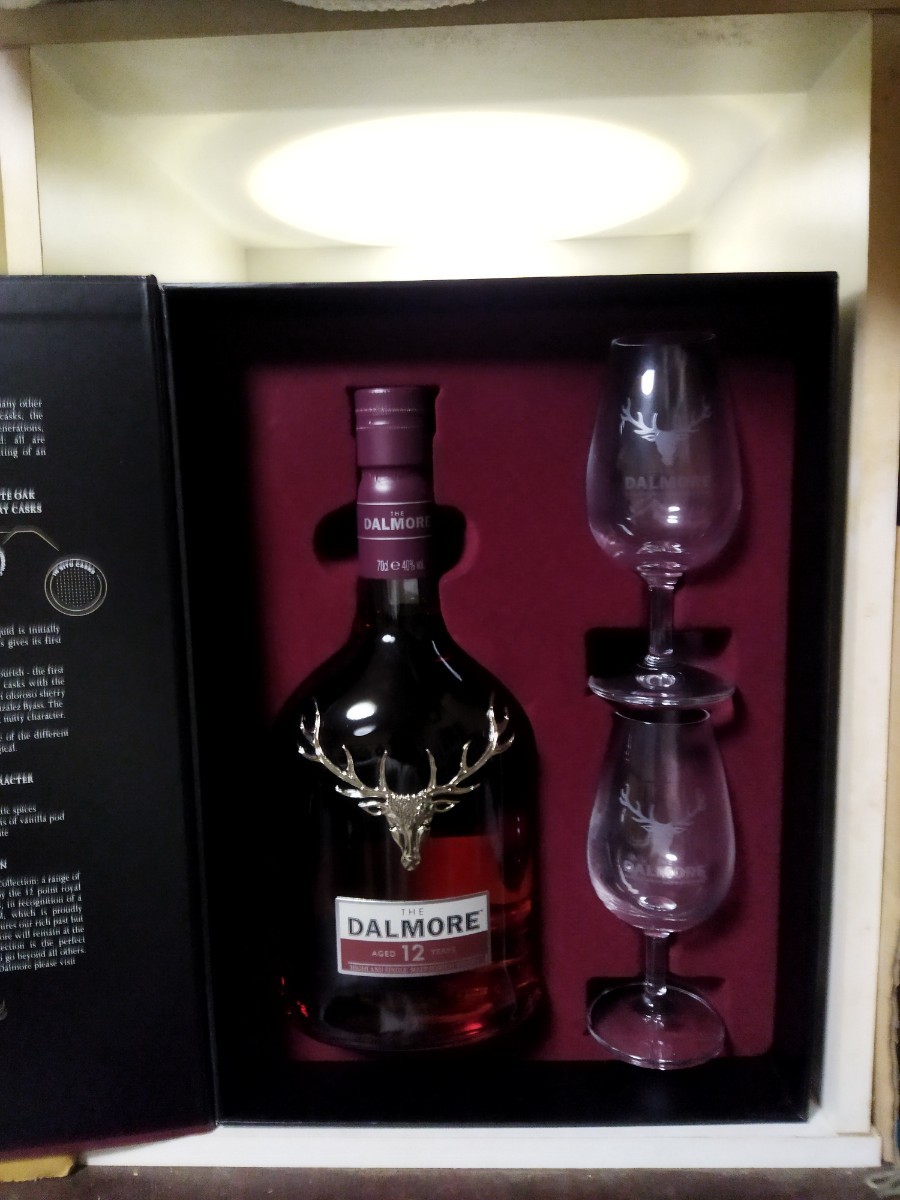 ダルモア12年 ギフトボックスセット テイスティンググラス2脚付｜Yahoo
