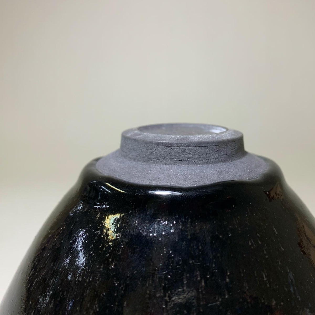 久世仁之 青亭 耀式 朱目 天目 窯変 曜変 酒呑 盃 ぐい呑酒器 煎茶茶器