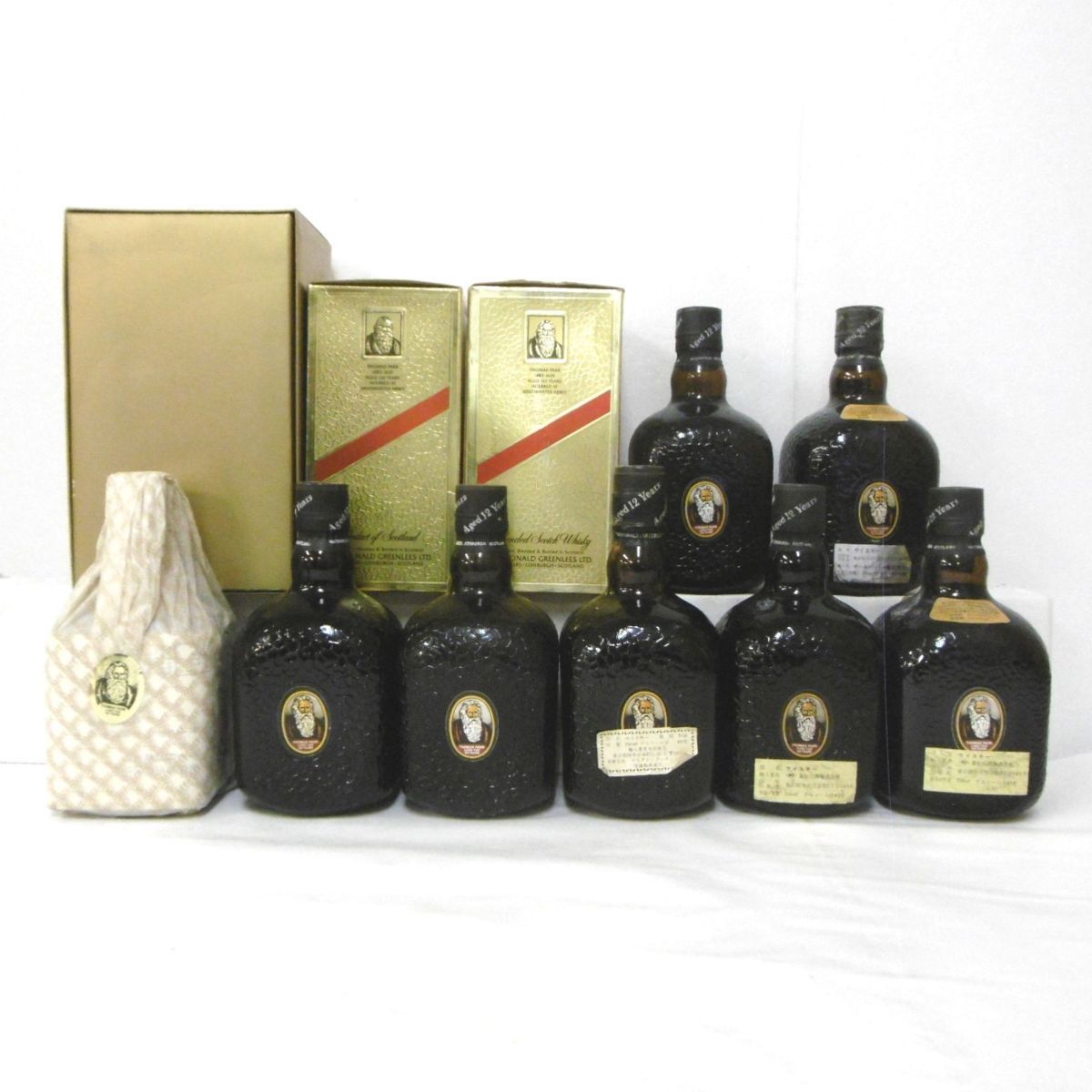 1円 スタート 古酒 未開栓 8本セット Old Parr オールドパー 販売 12年