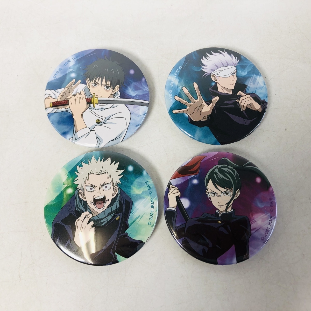 呪術廻戦 五条悟 TSUTAYA 缶バッジ 呪術廻戦 MAPPA TSUTAYA 懐玉・玉