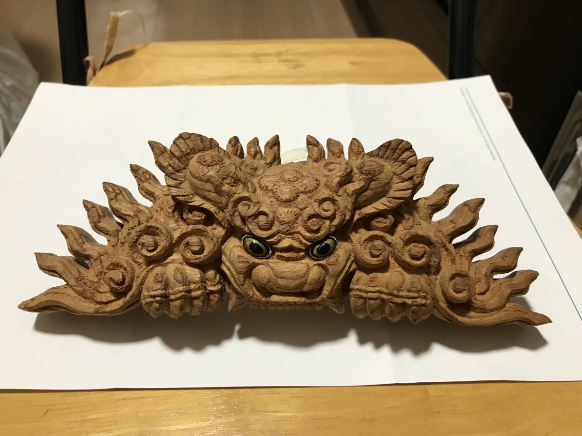 だんじり 鬼熊 「欅彫刻」 獅子噛み ミニだんじり