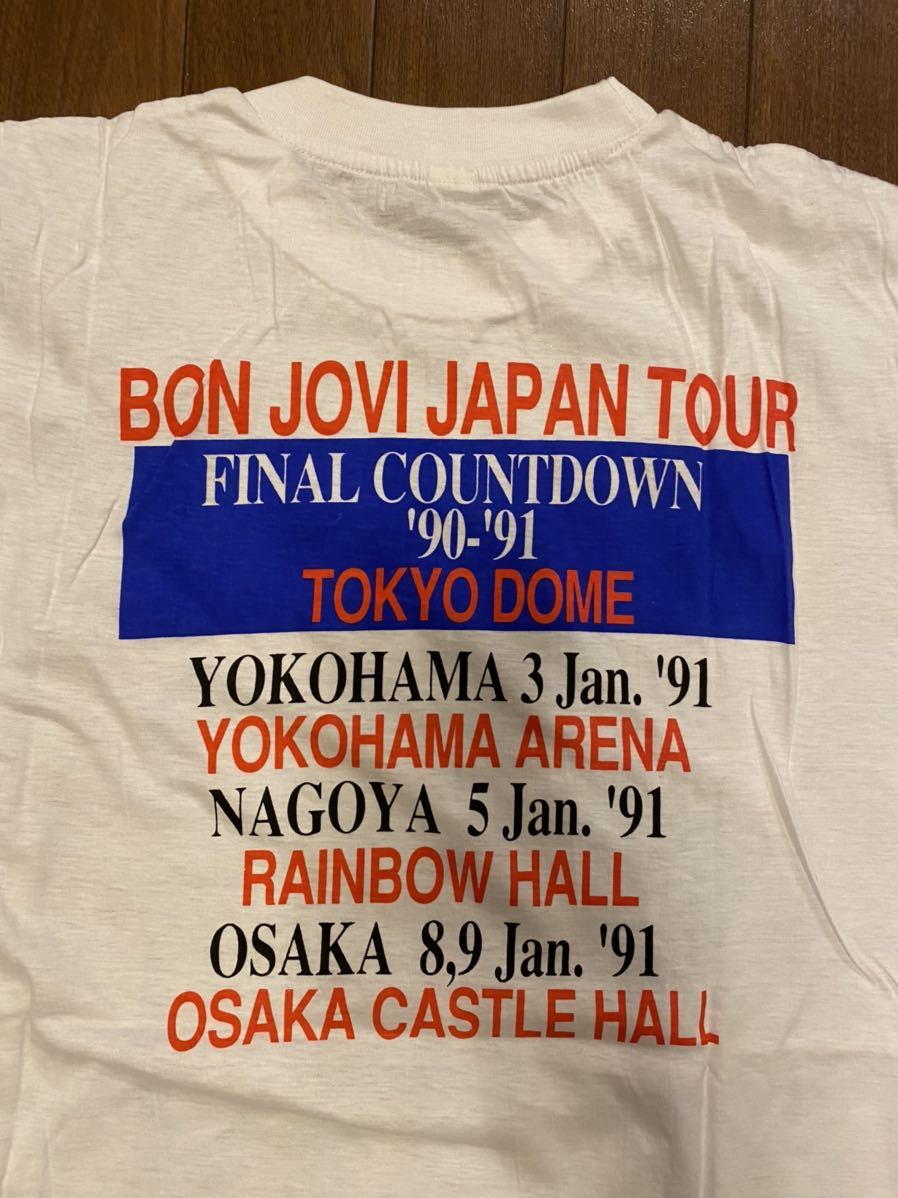 BON JOVI JAPAN TOUR FINAL '90-'91 Tシャツ L
