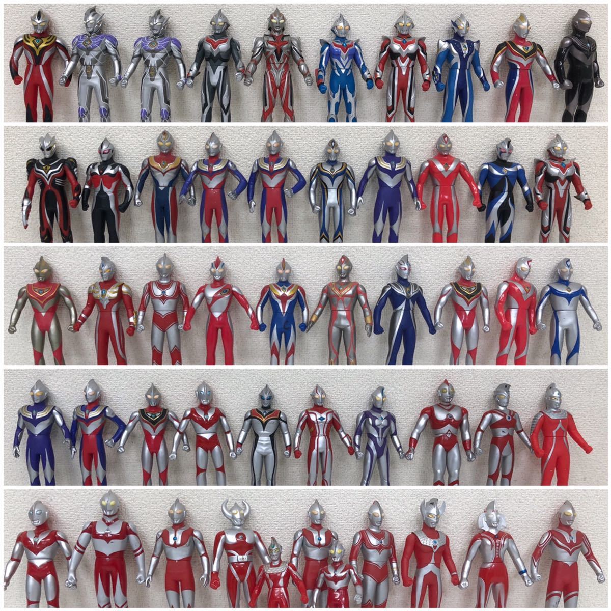 Yahoo!オークション - 1ST-029【当時物】ウルトラマン ソフビ 大量セッ