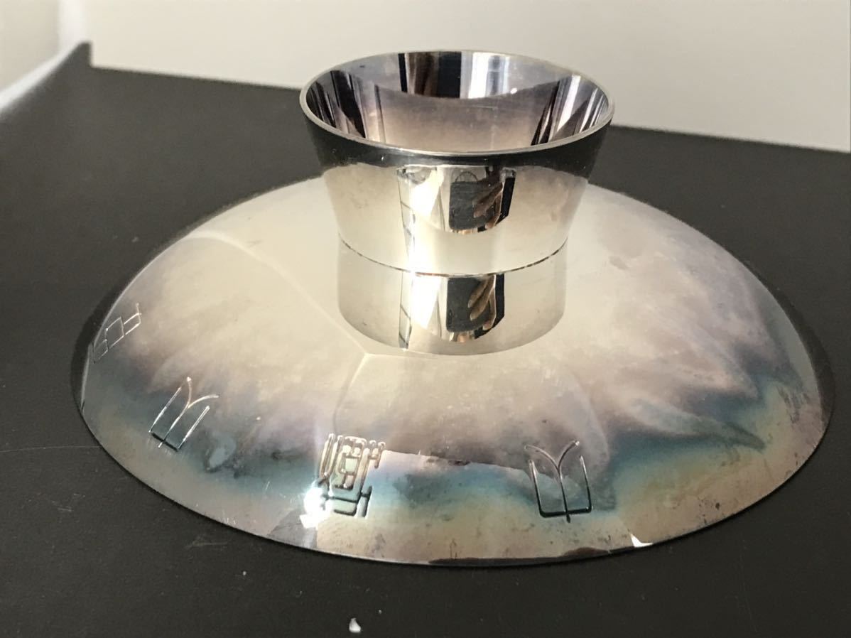 銀杯 カップ 値下げしました。 銀杯3枚セット260g 値下げしました銀杯