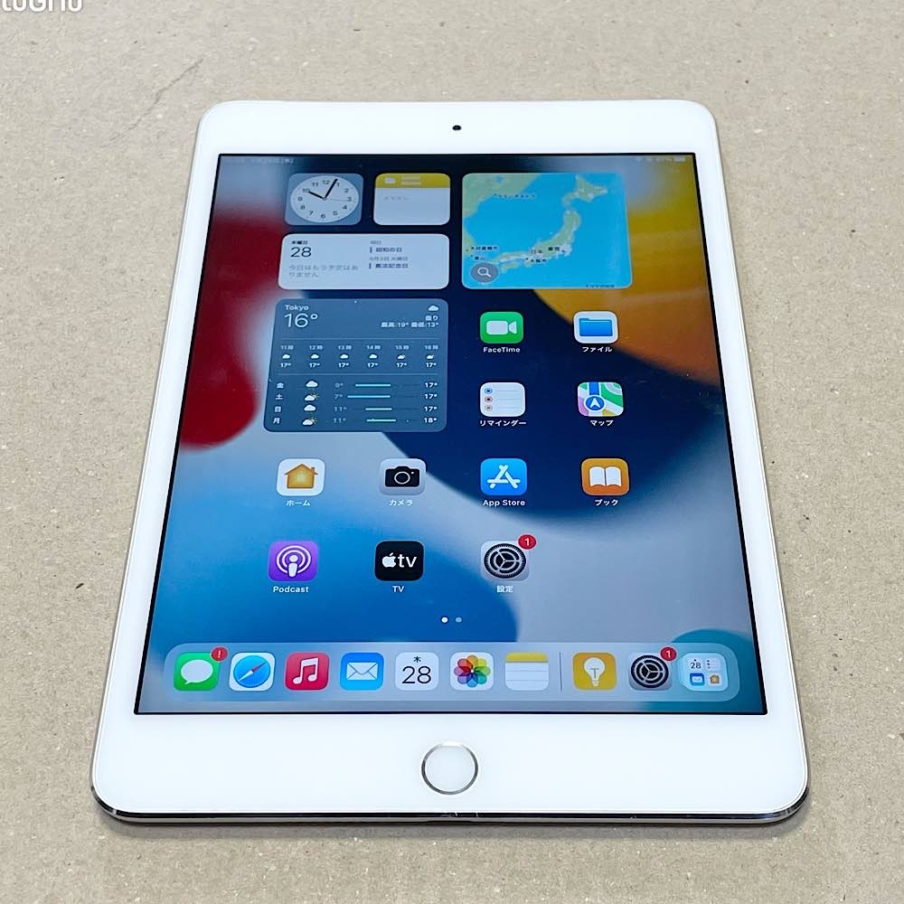 SIMフリー バッテリー容量90.5% 充電748回 安い ☆ iPad mini 4 128GB