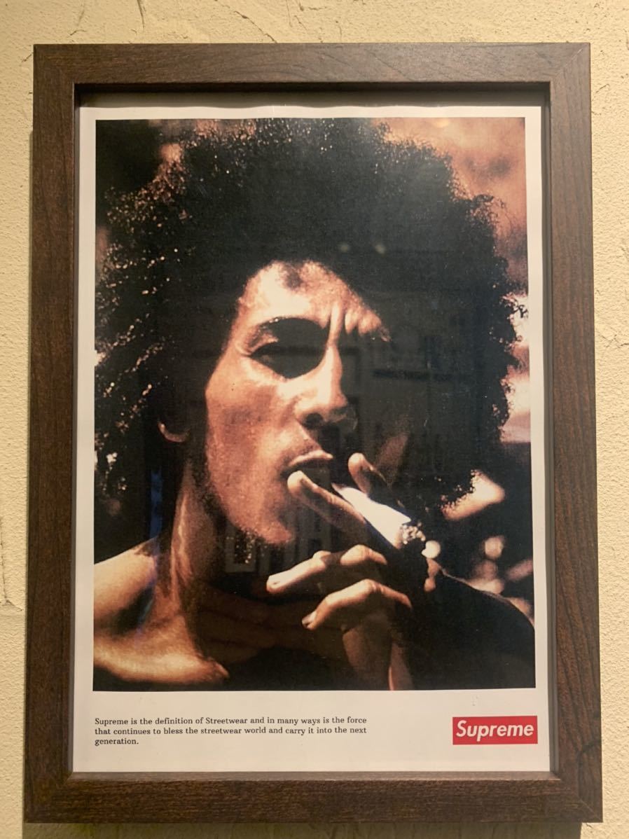 希少】Bob Marley ポスター(額縁付き) BOB MARLEY ボブマーリー B5