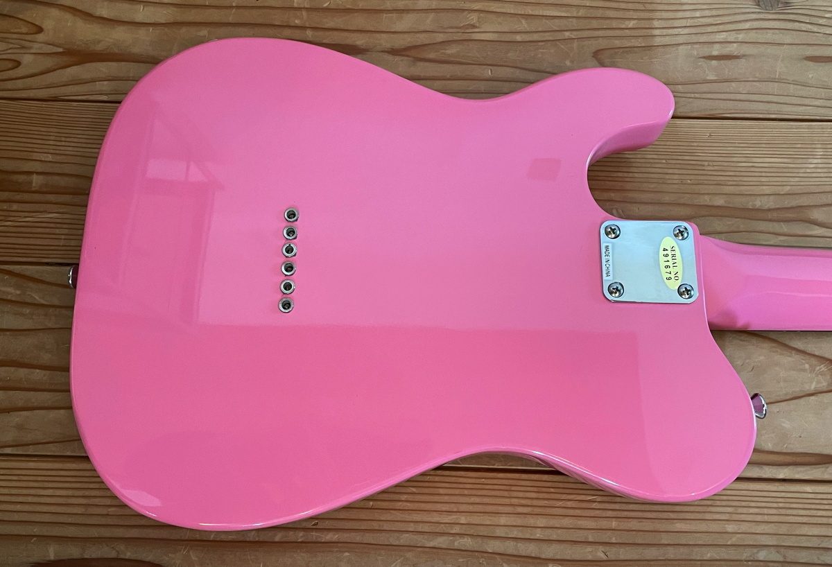 豆しぱみゅぱみゅ ミニ・テレキャスター MPP-TL ピンク きゃりーぱみゅ