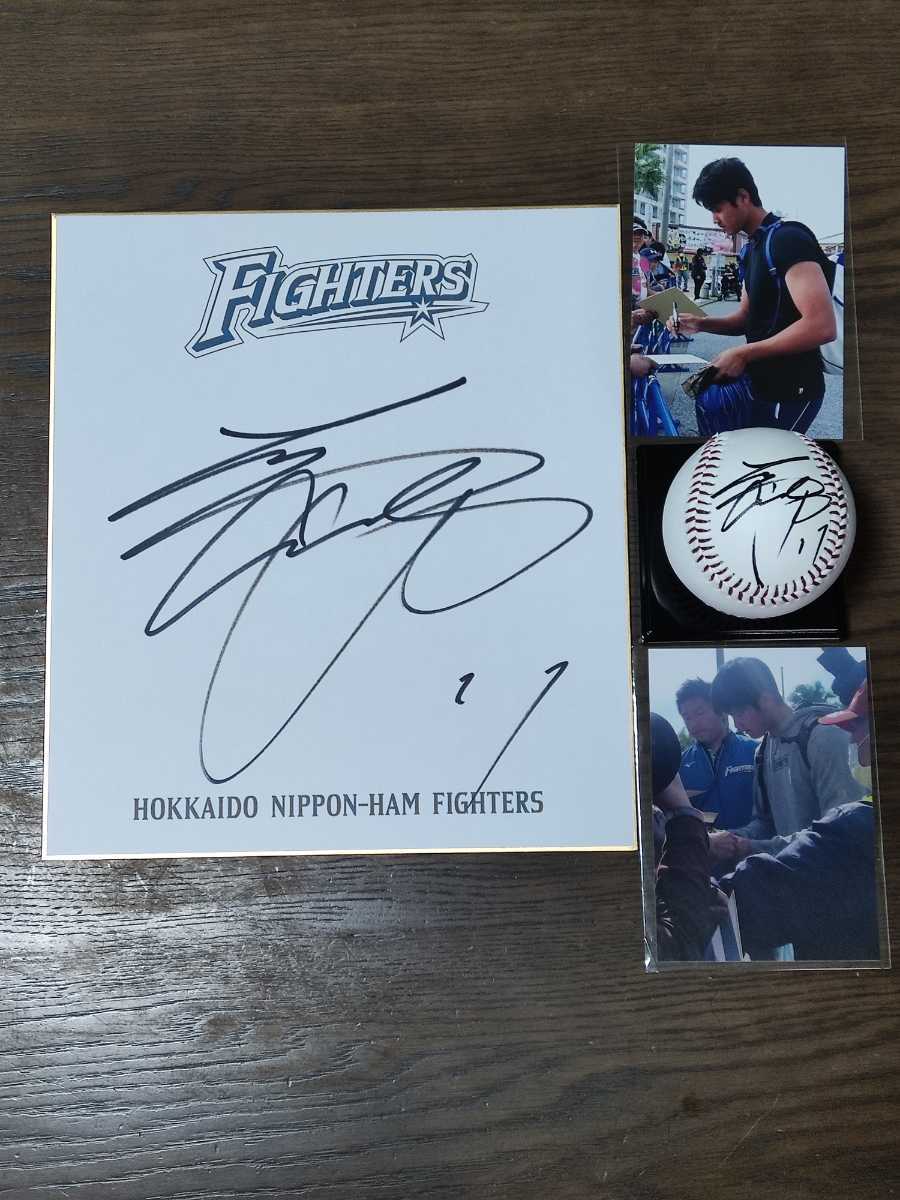 大谷翔平 直筆サイン 花巻東高校時代 サイン色紙 ドジャース 大谷翔平