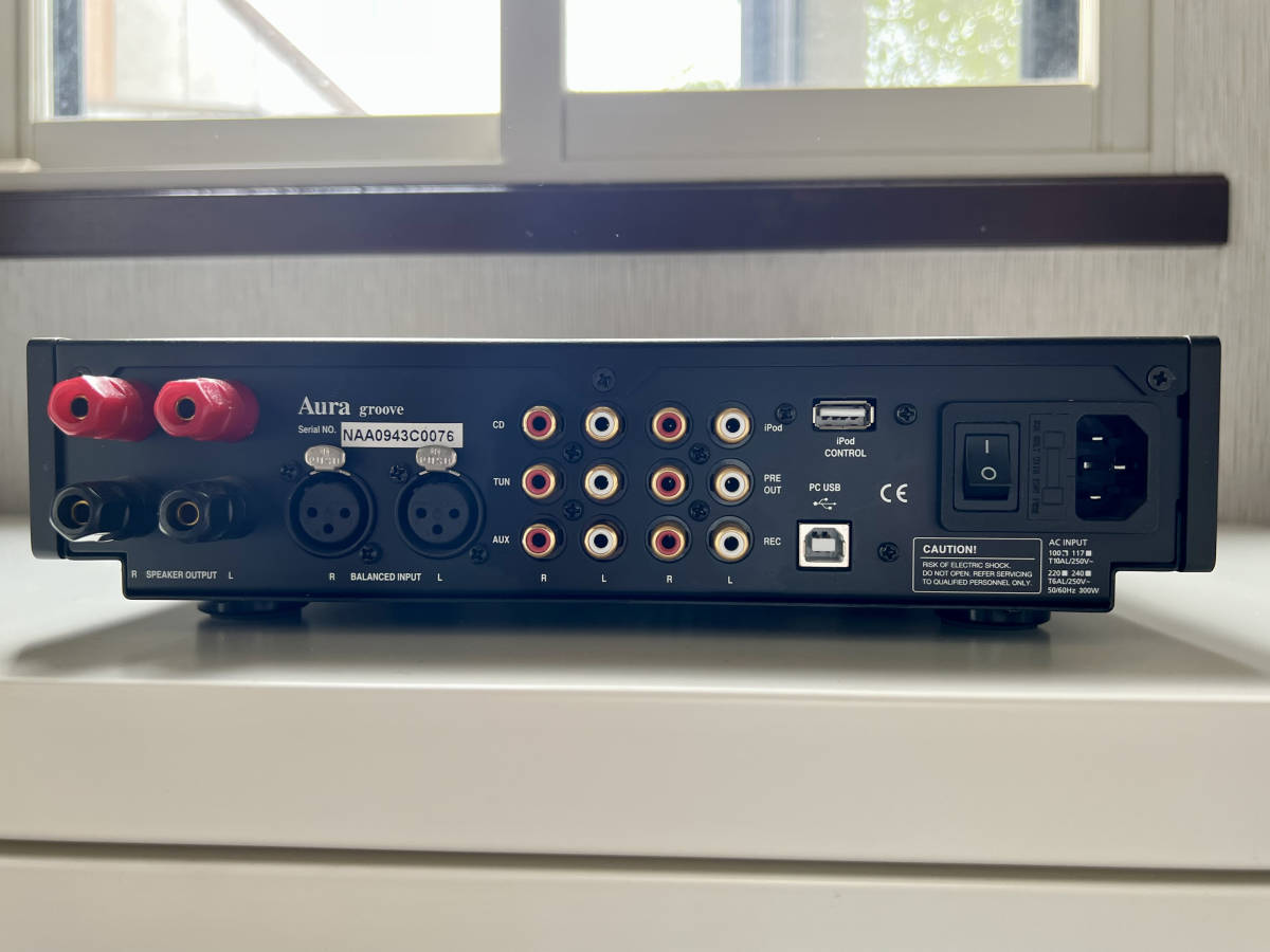 ジャンク品】Aura オーラデザインのプリメインアンプ（Aura groove