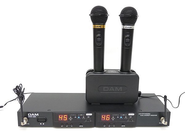第一興商 DWR-1000 DWM-1000 DAM カラオケ ワイヤレスマイク