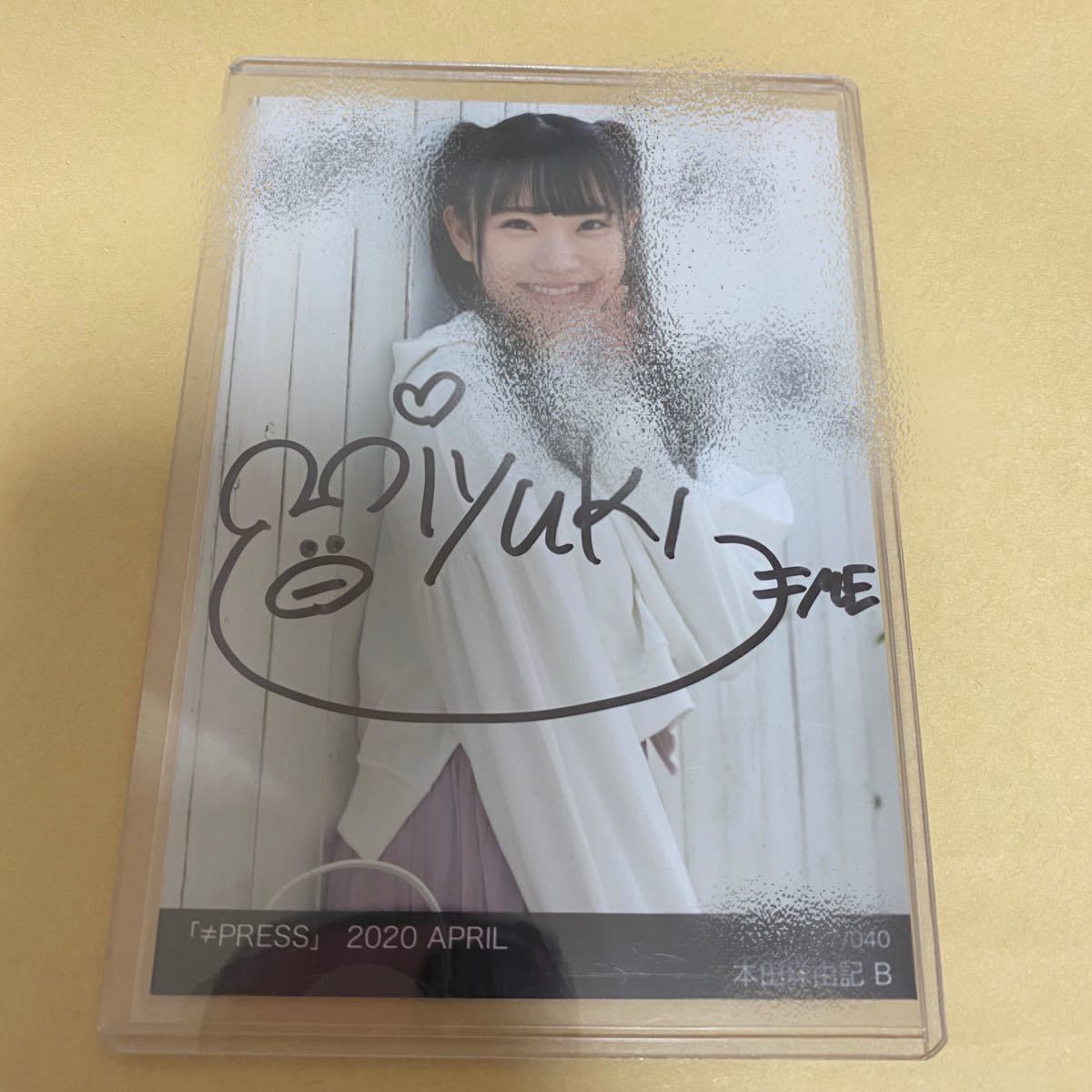 卸売 ノイミー 本田珠由記 チェキ 直筆 ≠ME ノイミー 本田珠由記