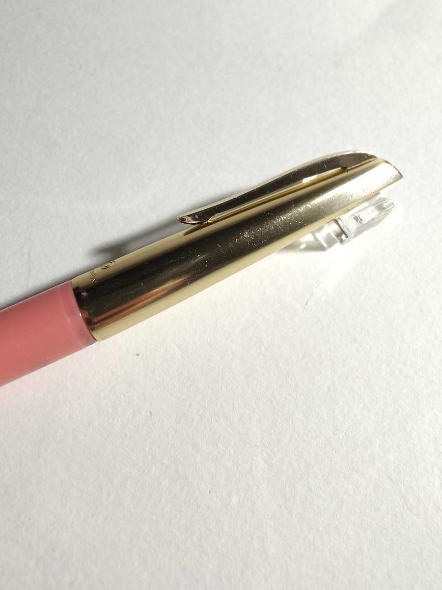 本物 プラチナ 旧型 ソフトペン S66-30 ピンクxゴールドキャップ