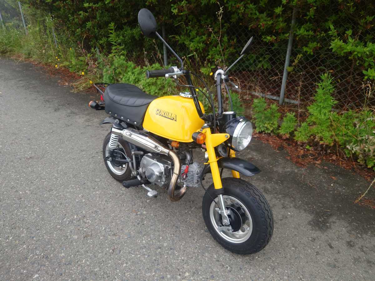 ホンダ GORILLA イエロー バイク 【公式通販】