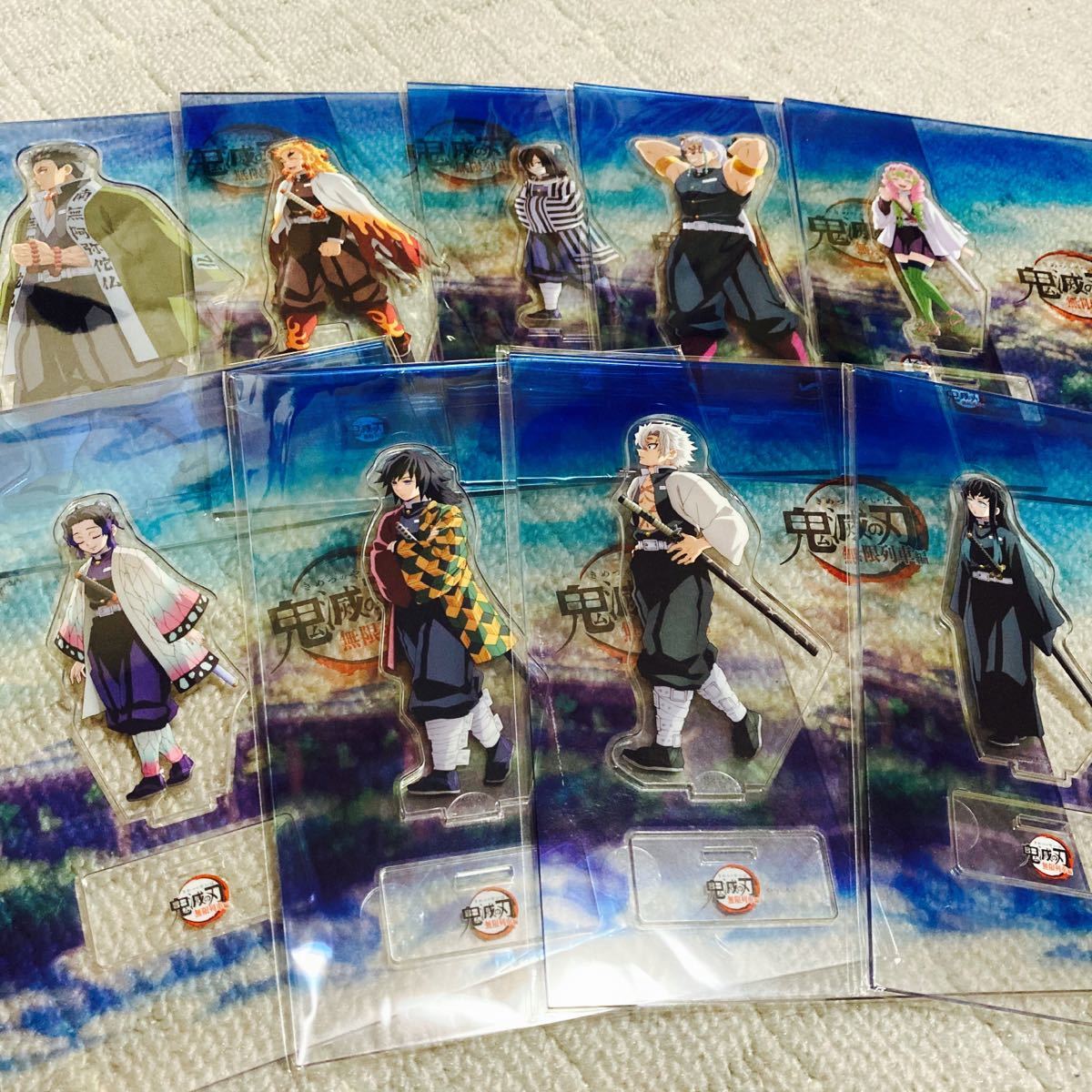 鬼滅の刃 笑い合う柱達 アクリルスタンド 全9種 コンプリート 鬼滅