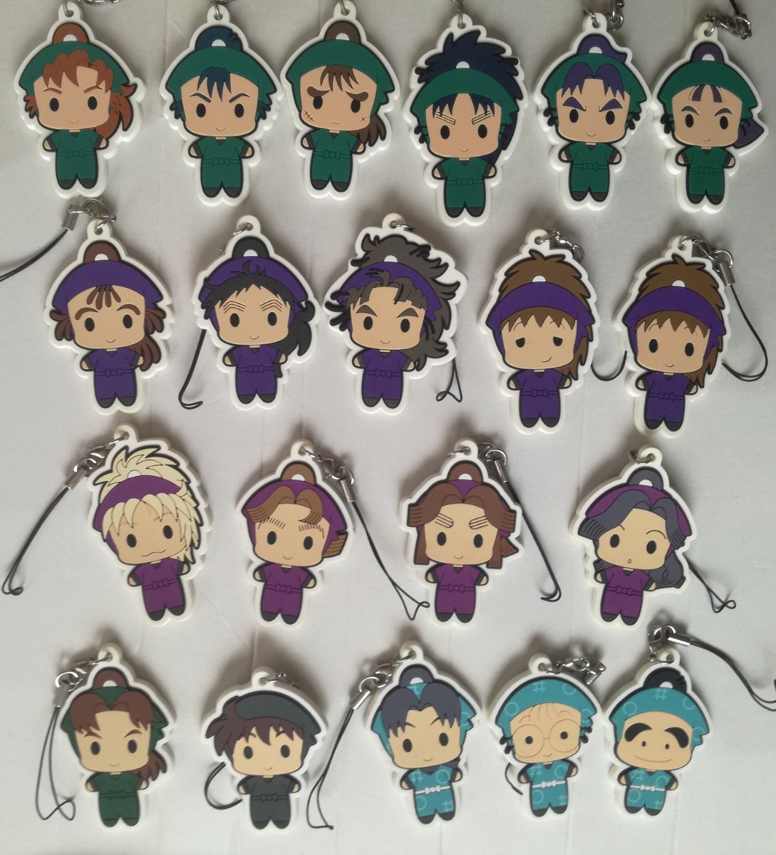 忍たま乱太郎 七松小平太 ラバーストラップ ラバスト まとめ売り 忍