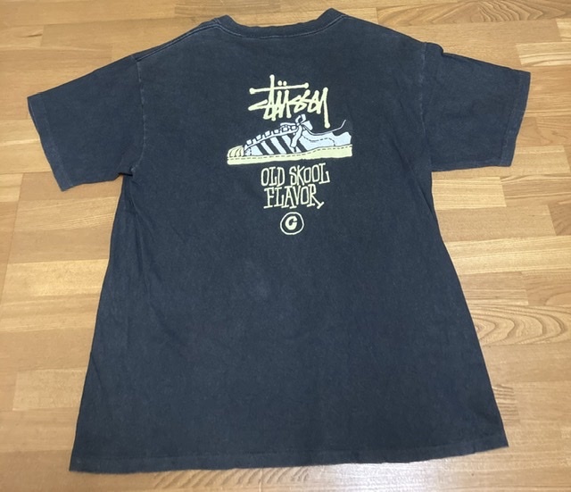 80's VINTAGE 初期 黒タグ USA製 OLD stussy スーパースター Tシャツ