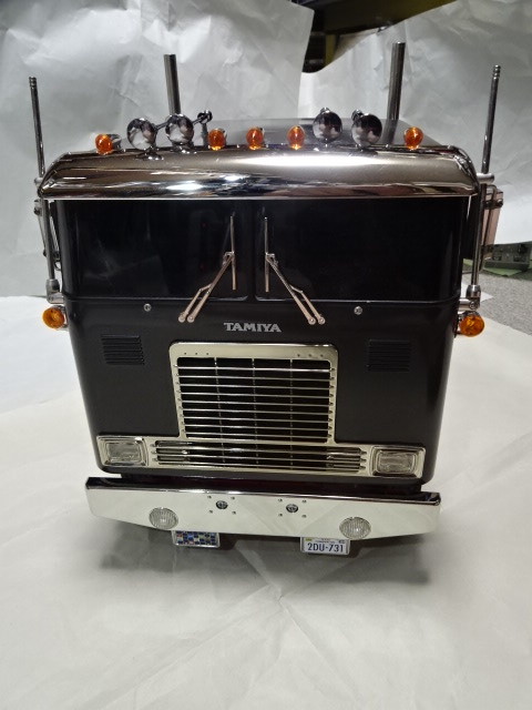 完成品3速ギアタミヤRC1/14 グローブライナーフラットヘッド6×4フル