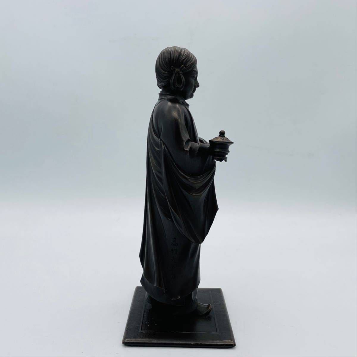 高村光雲 原型 聖徳太子御考養之像 高村規・識箱 銅像 ブロンズ【MA943