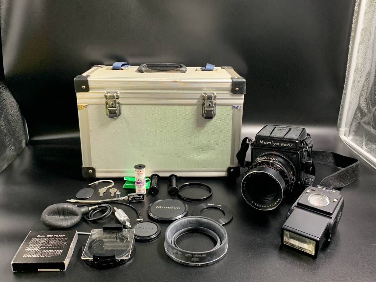 美品】Mamiya 645 中判カメラ 本体・カメラケース・ストラップ付き 美
