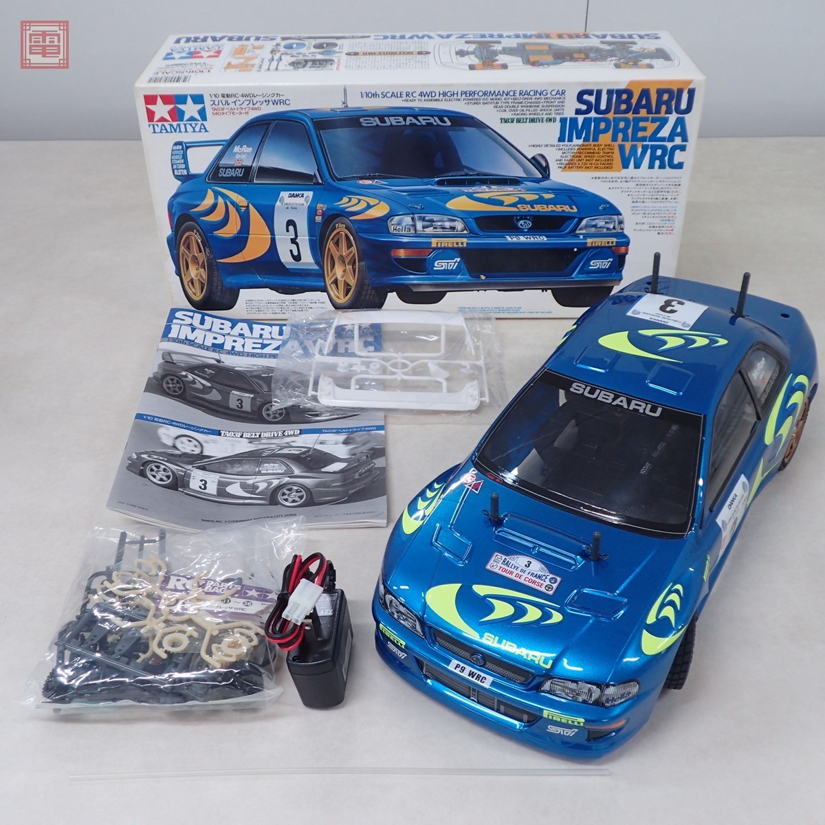 スバル インプレッサ WRC 等の電動カー 4台セット スバル