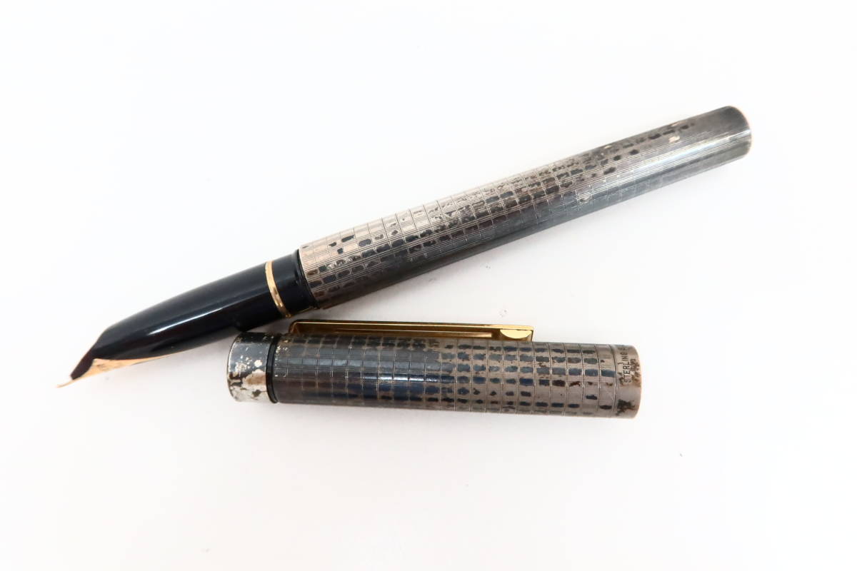 SHEAFFER 万年筆 14K AUST. STERLING SILVER