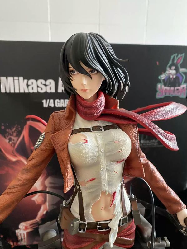 進撃の巨人ミカサ可愛いバージョンガレージキットフィギュア