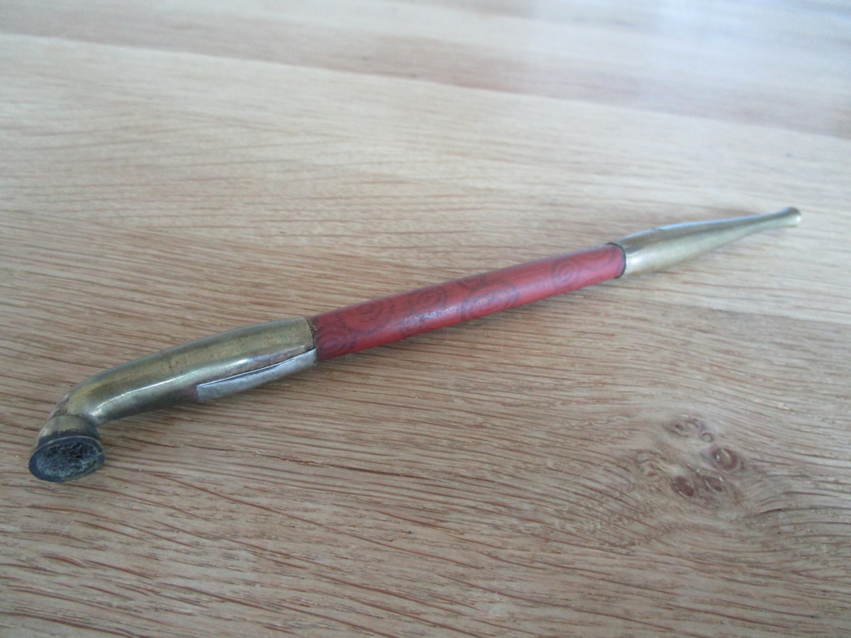 煙管入れ3点セット パイプ 煙管 【ジャンク品】 レトロ アンティーク