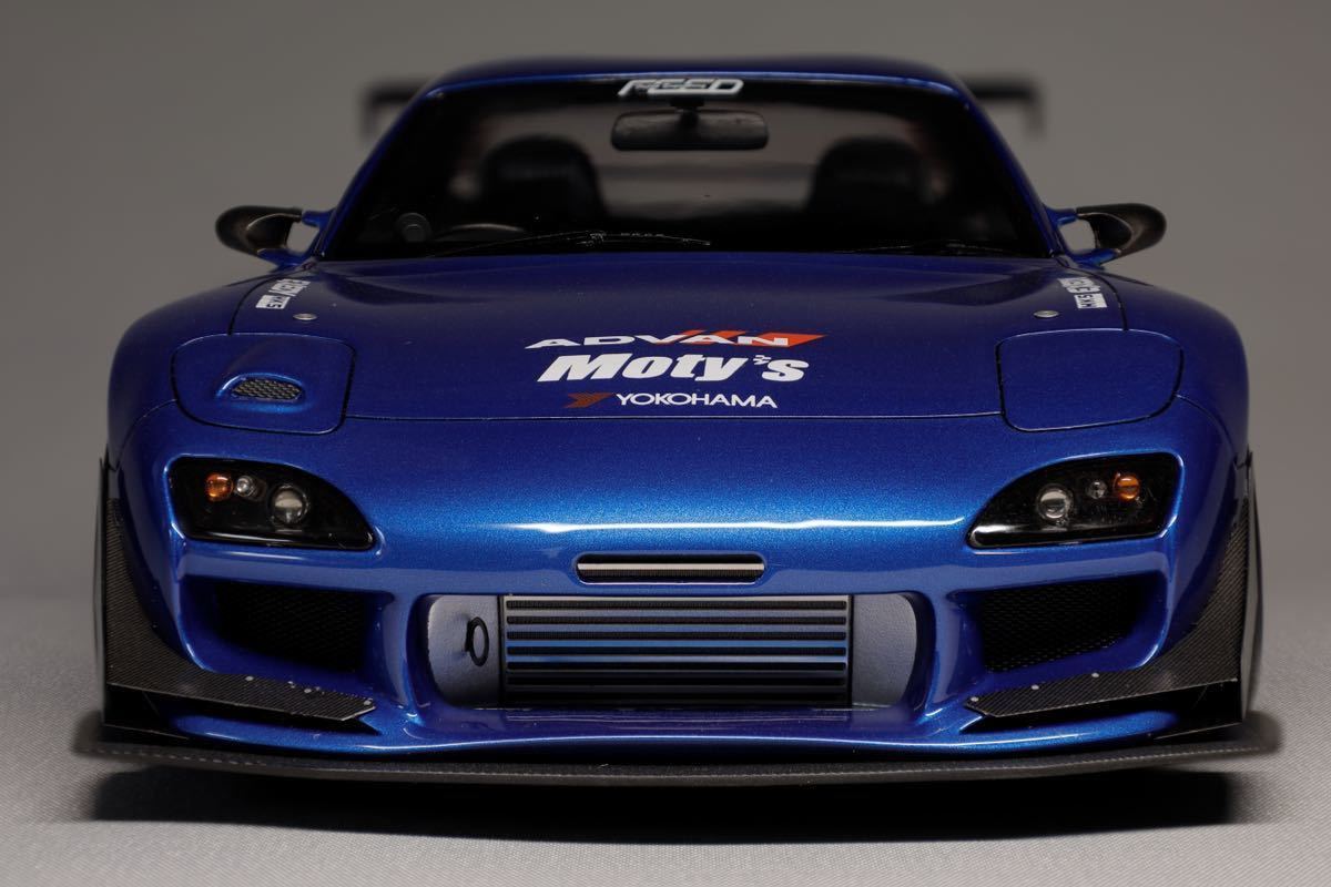 イグニッションモデル 1/18 FEED RX-7 FD3Sブルーメタリック Amazon