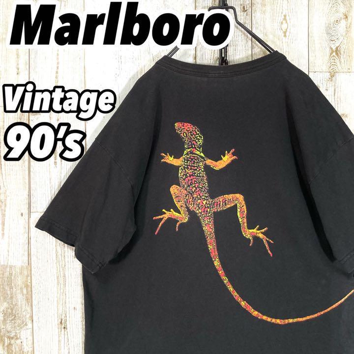 marlboro 注文 マルボロ リザード Tシャツ 90s タバコ Lizard